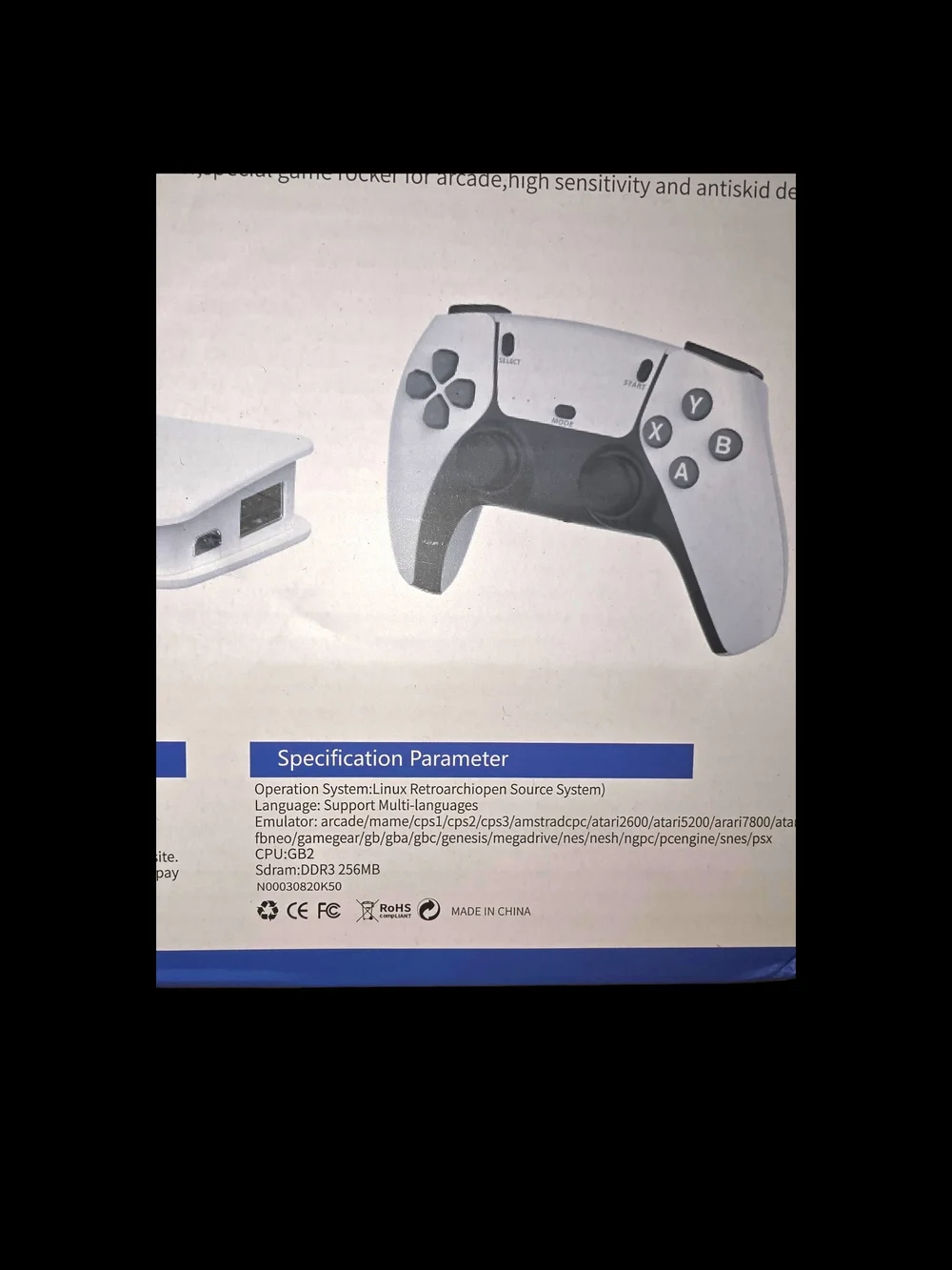 Wireless 2.4G Game Console Controller - White